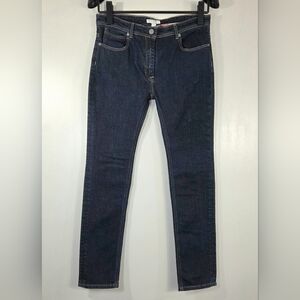 BURBERRY DARK WASH SKINNY JEANS.